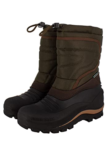 Spirale Herren Elite Schneestiefel, Grün Brown 05500800, 43...