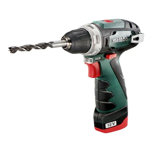 Metabo 600080500 Akku-Bohrschrauber klein PowerMaxx BS Basic...