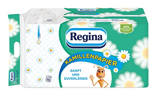 Regina Kamillenpapier 3-lagiges Toilettenpapier –...