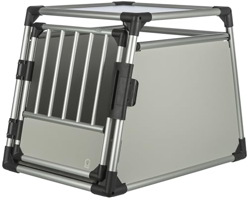 TRIXIE Hunde-Transportbox, Aluminium, M–L: 63 × 65 × 90...