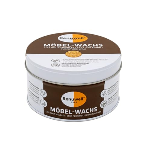 Renuwell Möbel-Wachs natura-farblos, 500 ml – Hochwertige...