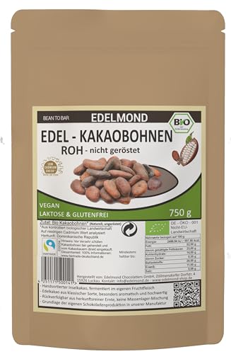 Edelmond Rohkost Kakaobohnen Bio / 750 g...