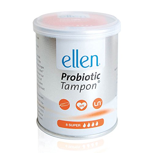 Ellen Probiotic Tampon Super - Inhalt 8 probiotische Tampons...